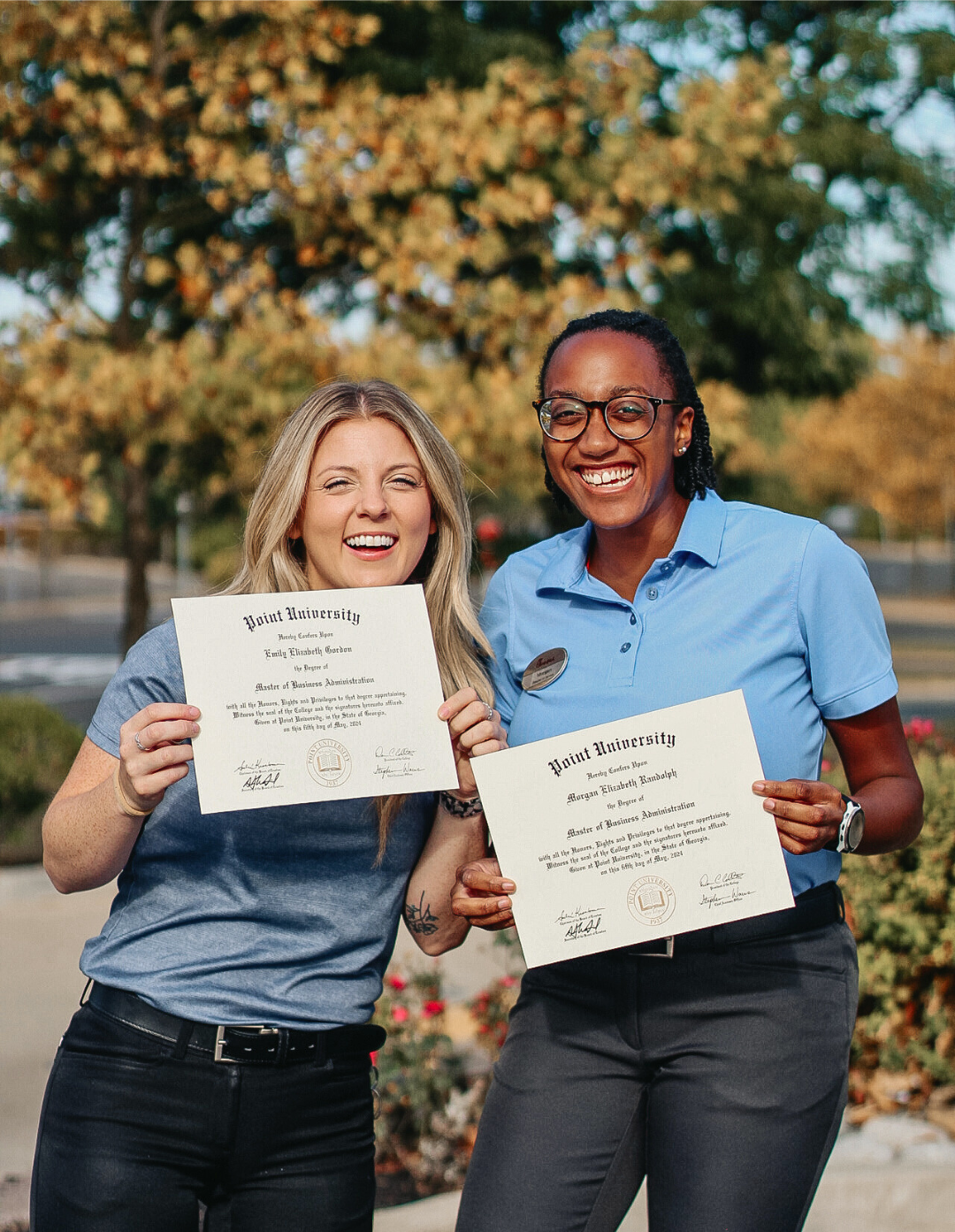 Emily Gordon and Morgan Randolph 